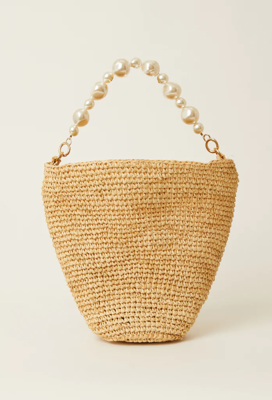Page Pearl Bucket Bag - Natural – Cavenaugh's Gifts