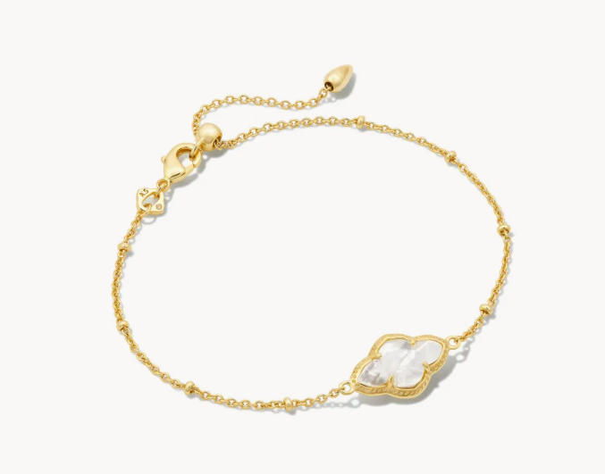 Abbie Satellite Chain Bracelet Gold MOP