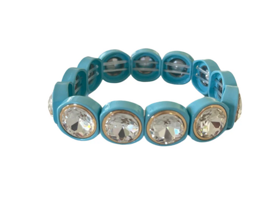 City Girl Round Bracelet - Barista Blue