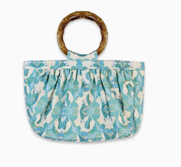 Bow Bag - Fern Blue