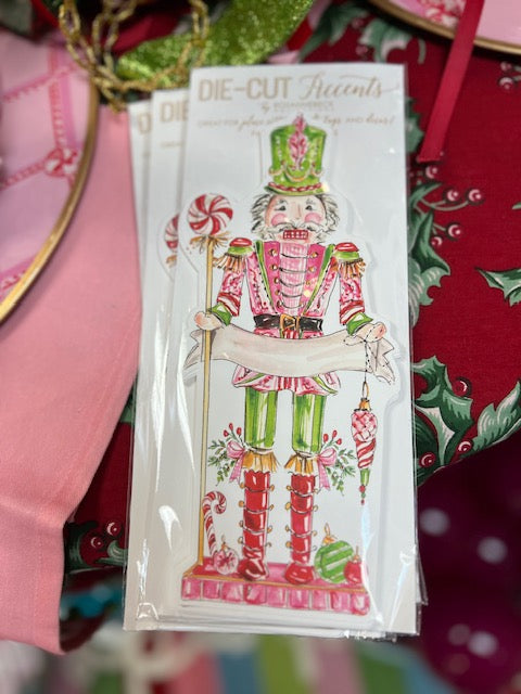 Die-Cut Pink Peppermint Nutcracker