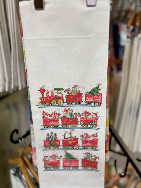 North Pole Express Train Kitchen Towel