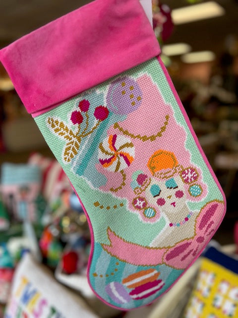 Marie Sweet Needlepoint Stocking