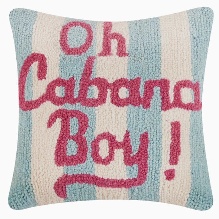 Oh Cabana Boy Hook Pillow