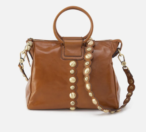 Maggie Satchel - Caramel with Studs