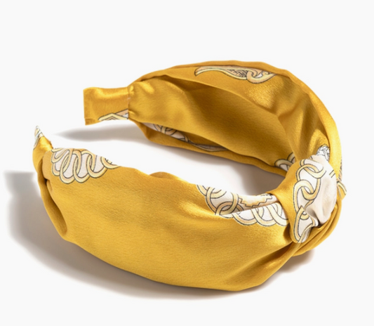 7433 Knotted Scarf Print Headband